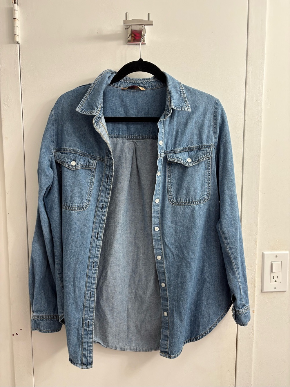 Highway Jeans Light Blue Denim Button-Up Shirt